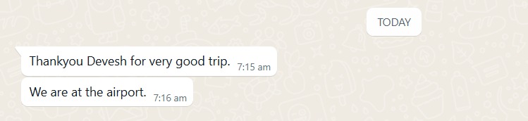 Nagarjuna Travels Customer Testimonial 32